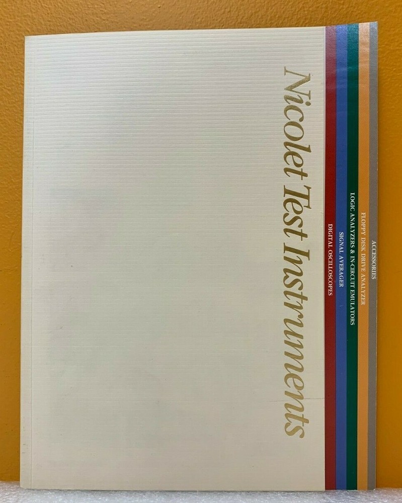 Nicolet Test Instruments Catalog.