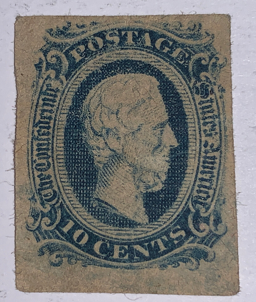 Travelstamps: US Stamps CONFEDERATE CSA SCOTT #11 MINT OG HINGED