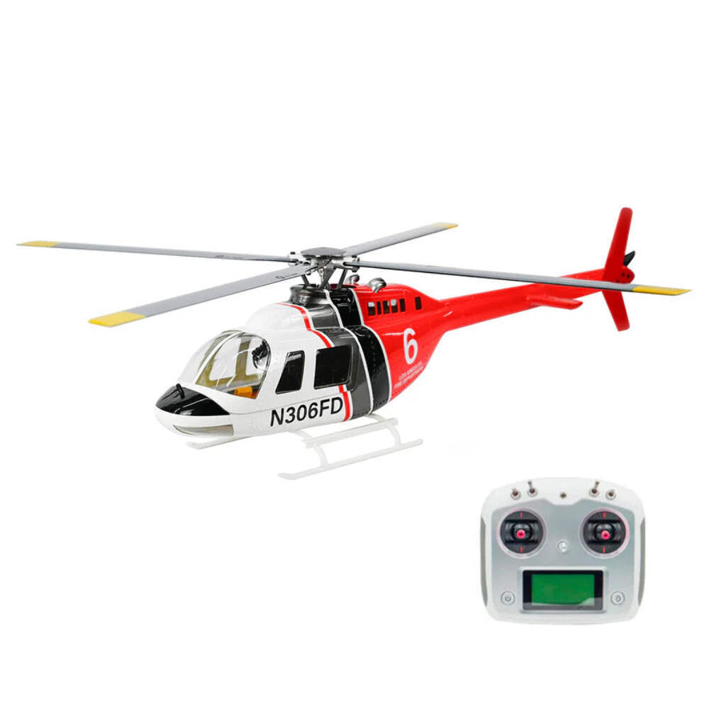 FlyWing BELL-206 V4 Scale Helicopter - RTF