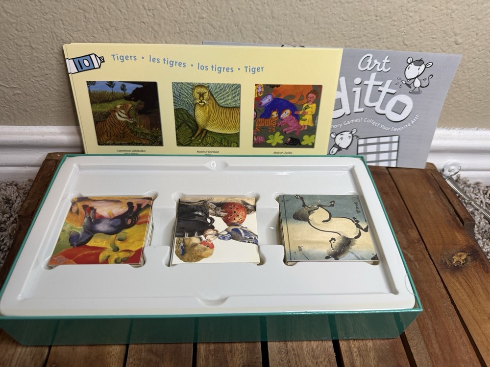 Art Ditto Memory Card Game (Birdcage Press) Complete