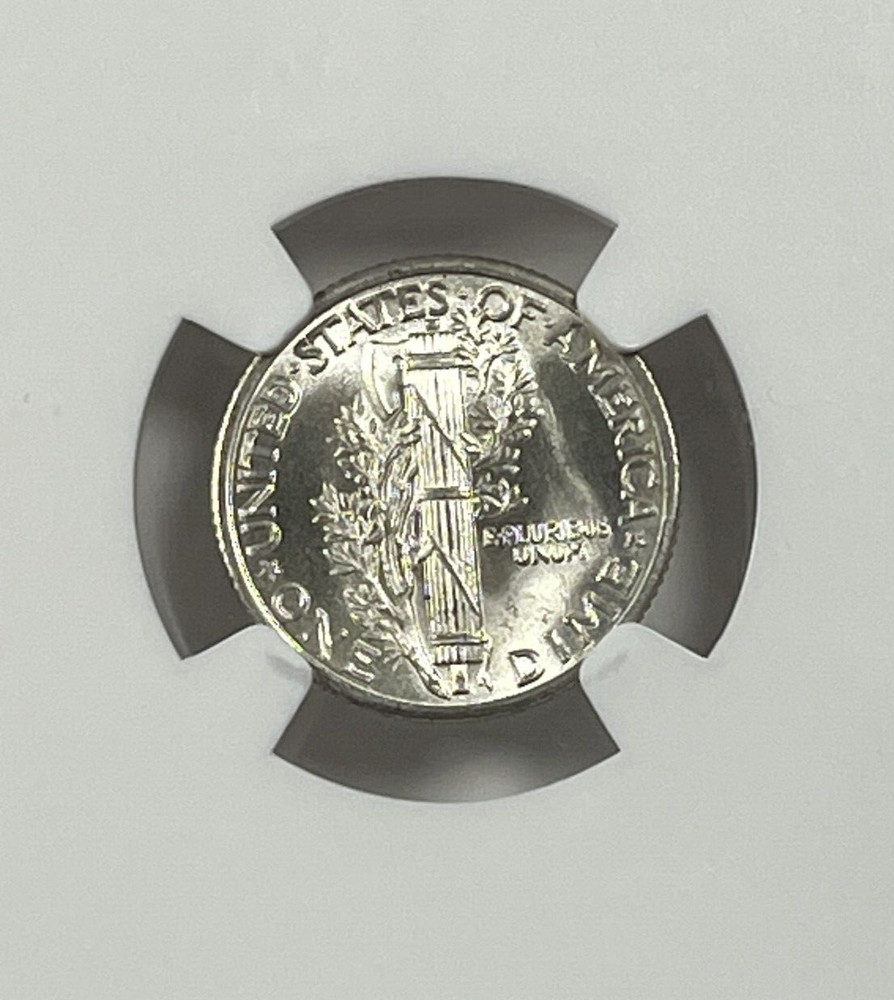 1936 Mercury Dime : NGC MS65FB