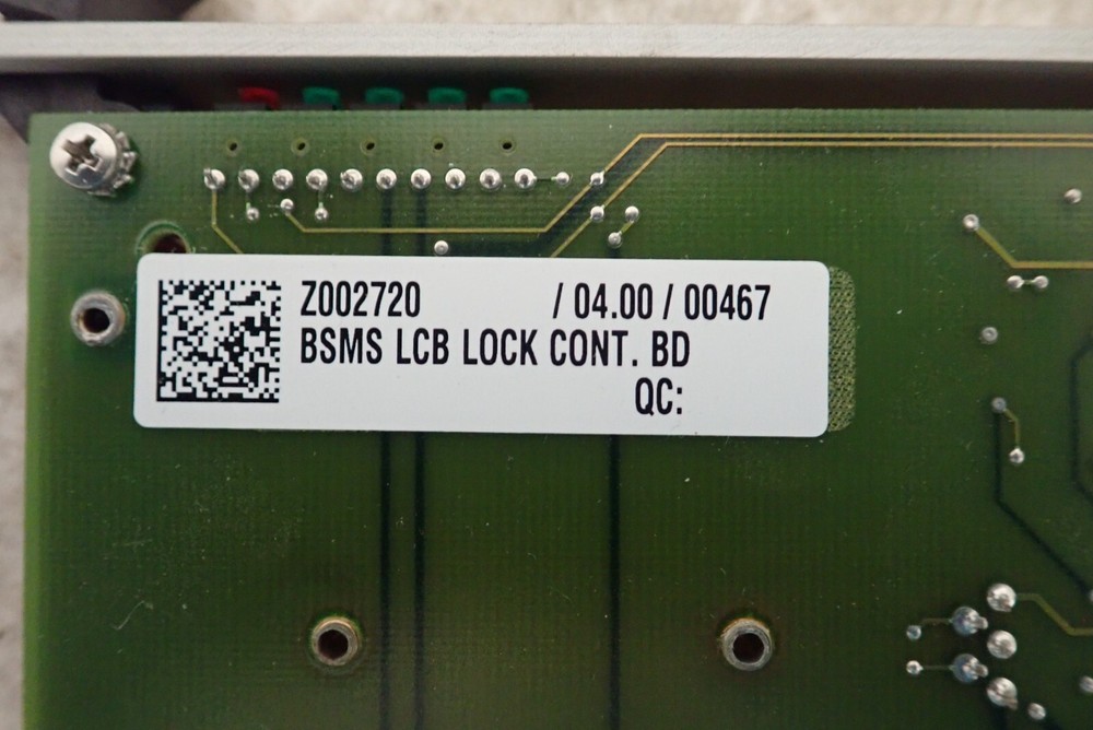 Bruker Spectrospin BSMS LCB Lock Controller Board Module Z002720