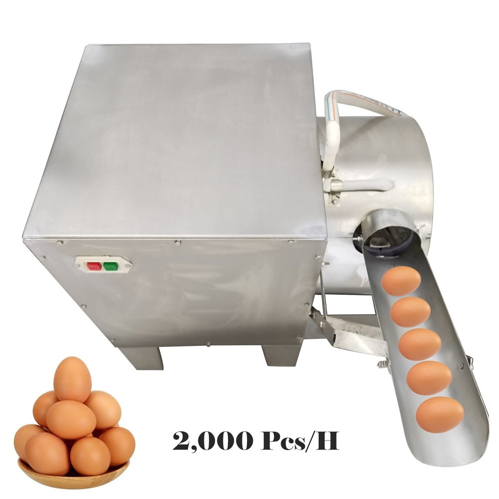 New Single Row Automatic Egg Shell Washer Cleaner Surface Washing Machine