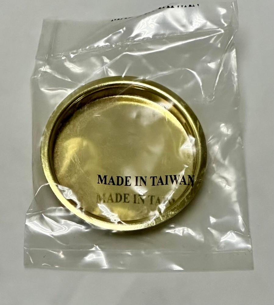 2-1/8" Flush Finger Pull Brass