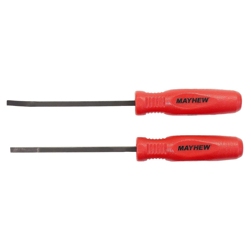 Mayhew Tools 31092 Mini Pry Bar, 2-Piece Set, Red - Standard