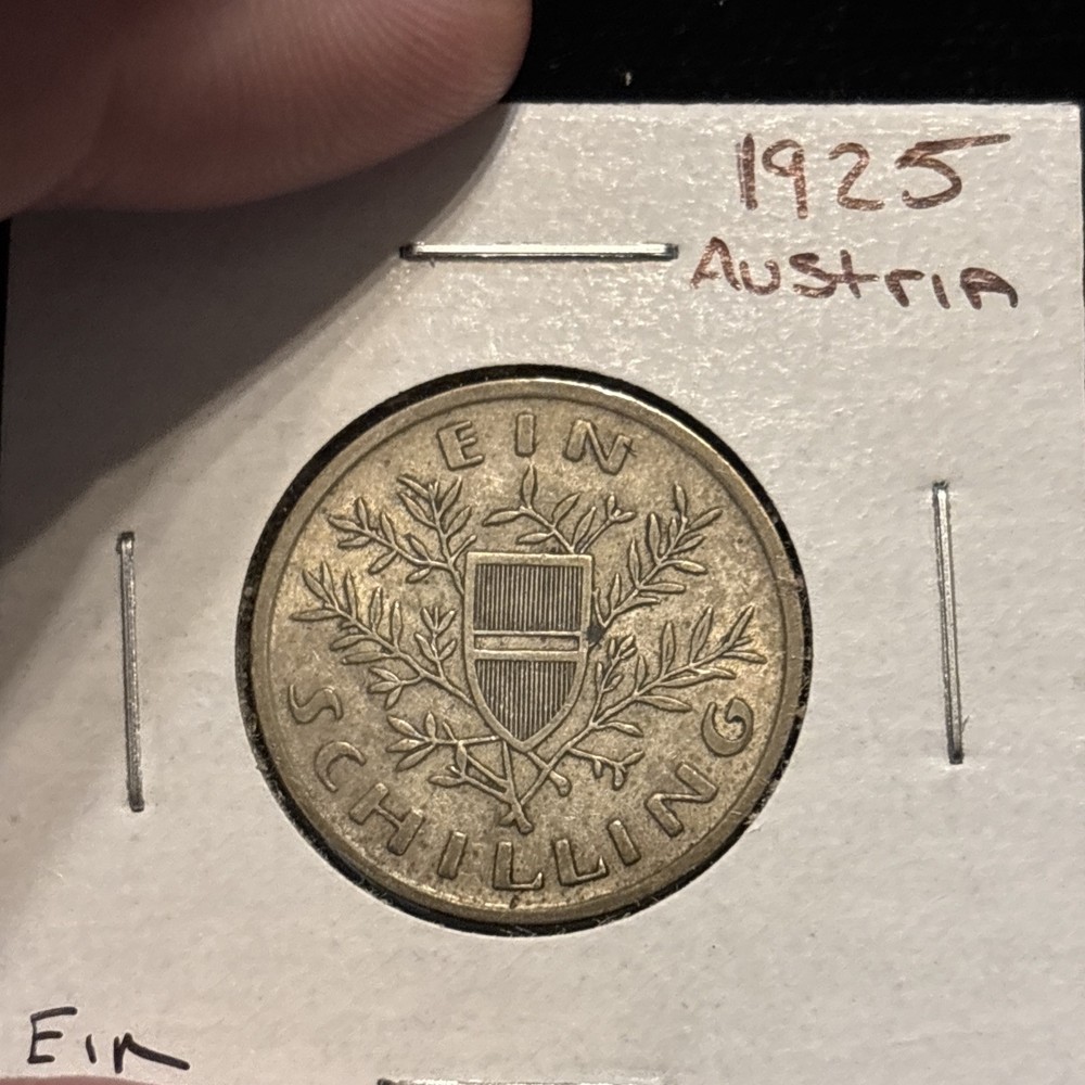 1925 Austria Shilling Silver Circulated “apr121” Ein Shilling