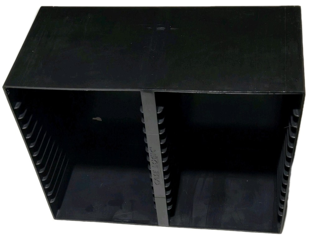Vintage Case Logic CD Storage Organizer Hard Plastic Rack Wall Mountable