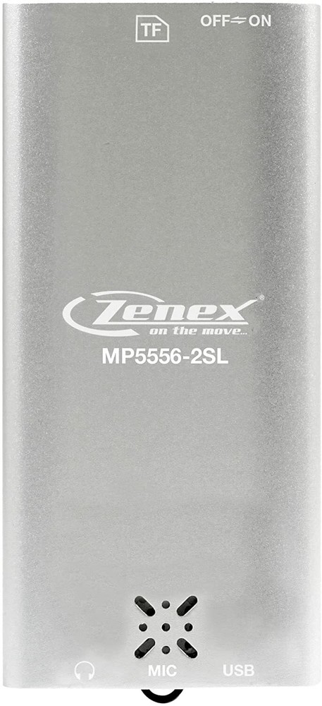 Zenex MP5556-2 2 GB MP4 Video Player, Silver