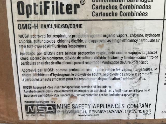 MSA OPTIMAIR 6 A PAPR COMPLETE SET WITH FRESH BATTERY