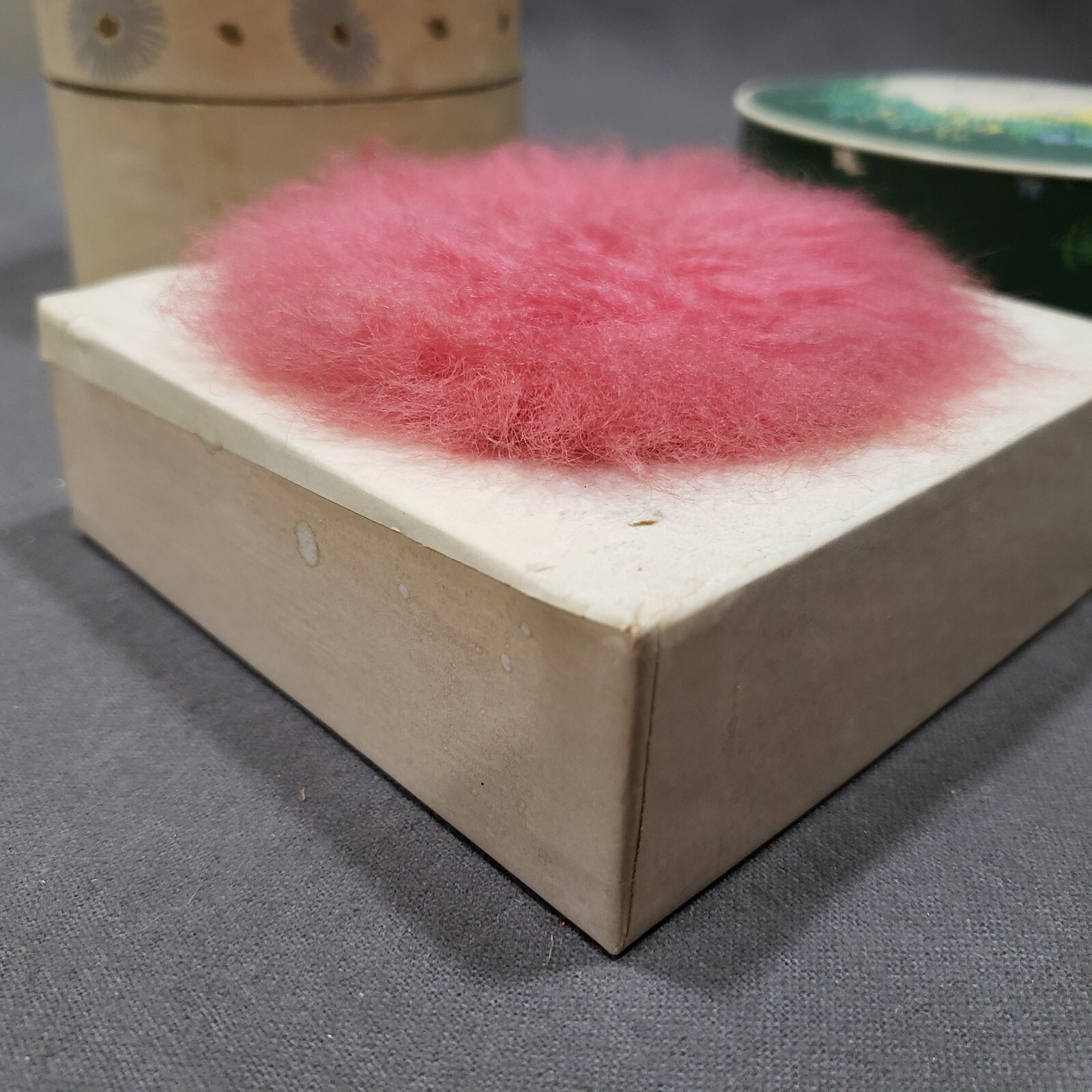 Vintage Dusting Powder Boxes Lot of 5 Advertising Vanity Collectibles 1940s 50s