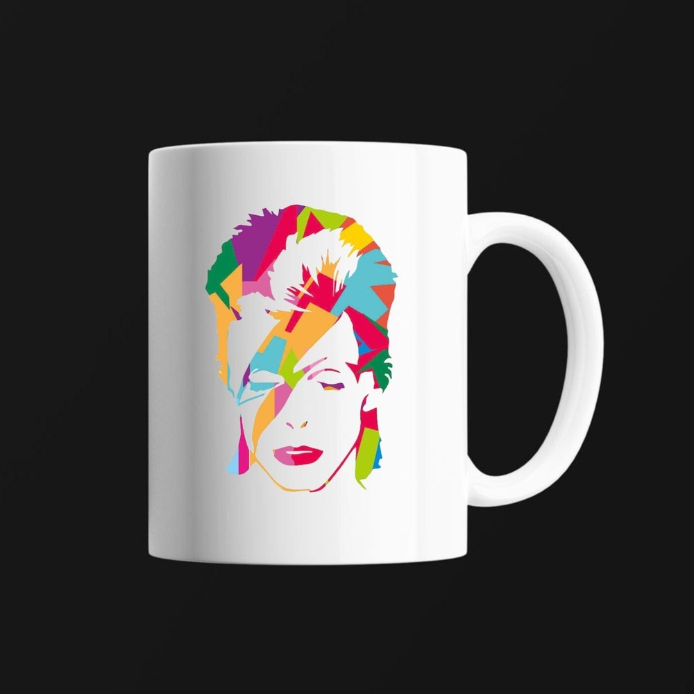 David Bowie Printed Design Mug