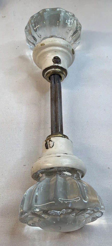 Mortise Antique Door Lock With Back Plates Spindle Knobs And Screws