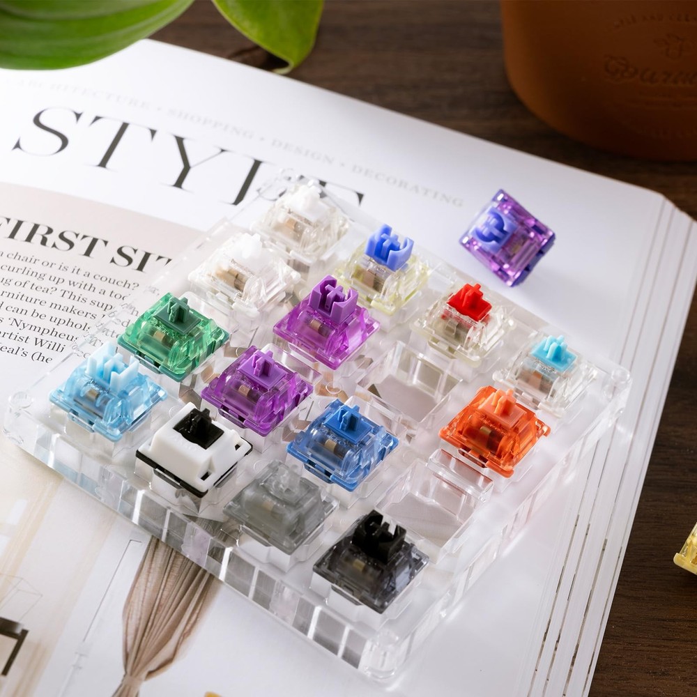 16-Key Switch Tester for Akko Mechanical Keyboards Acrylic Testing Tool