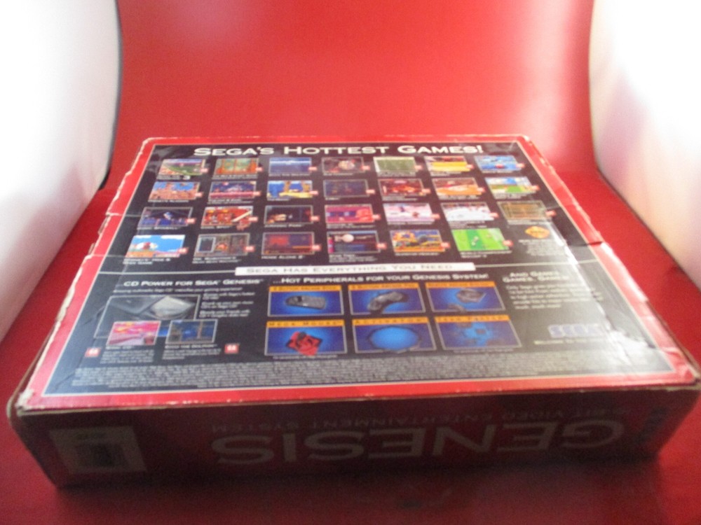 Sonic Spinball Sega Genesis Console System Empty Box ONLY (no console included)