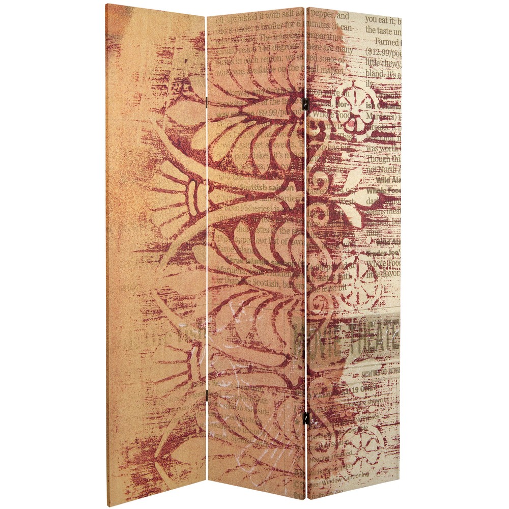 6 ft. Tall Yesterday Canvas Room Divider