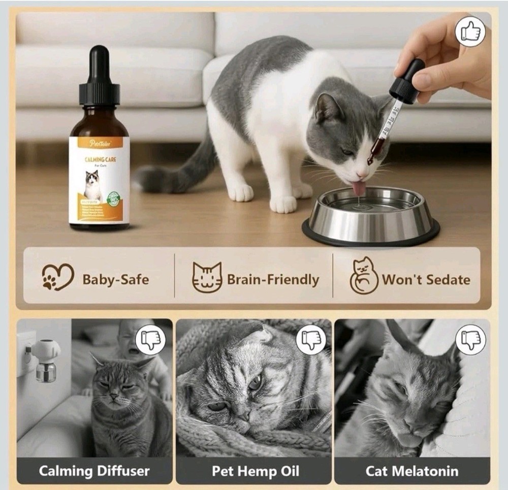 Calming care for cats