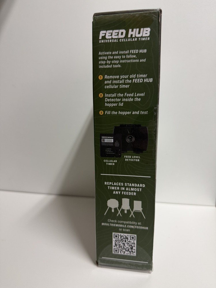 Moultrie Mobile Feed Hub Universal Cellular Timer - New Sealed Box