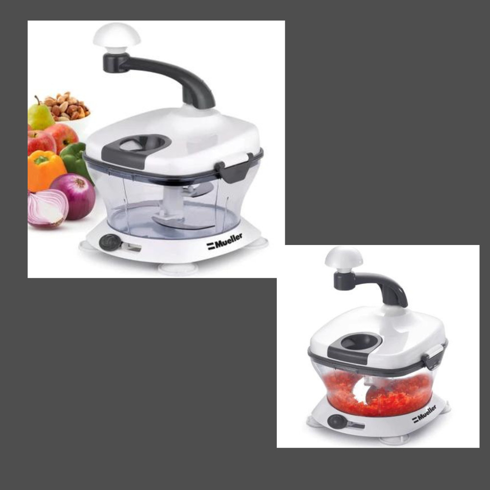 New Mueller Vegetable Food & Nut Chopper w/ Egg White Separator - Damaged Box