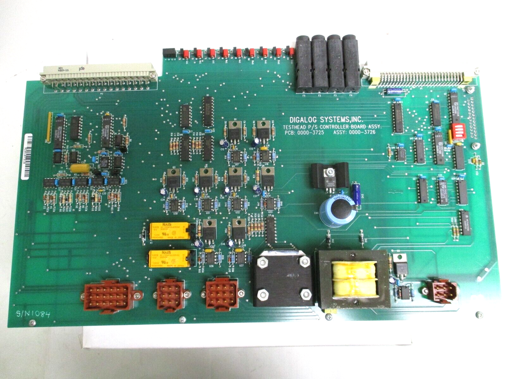 DIGALOG SYSTEMS , TEST HEAD P/S CONTROLLER , PCB-0000-3725 , USED