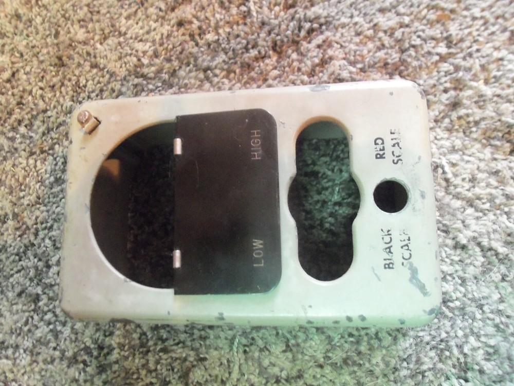 Bird 612 Thruline Wattmeter Meter EMPTY FRONT CASE