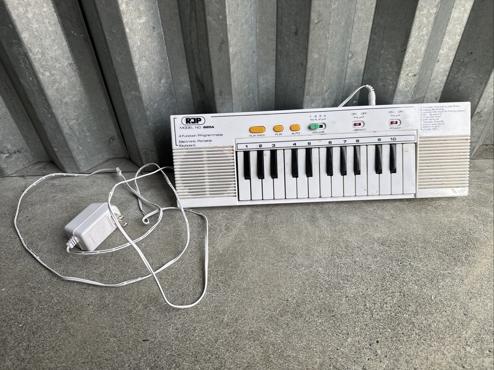 Rjp Keyboard Model Number 82084 Function Programmable Electronic