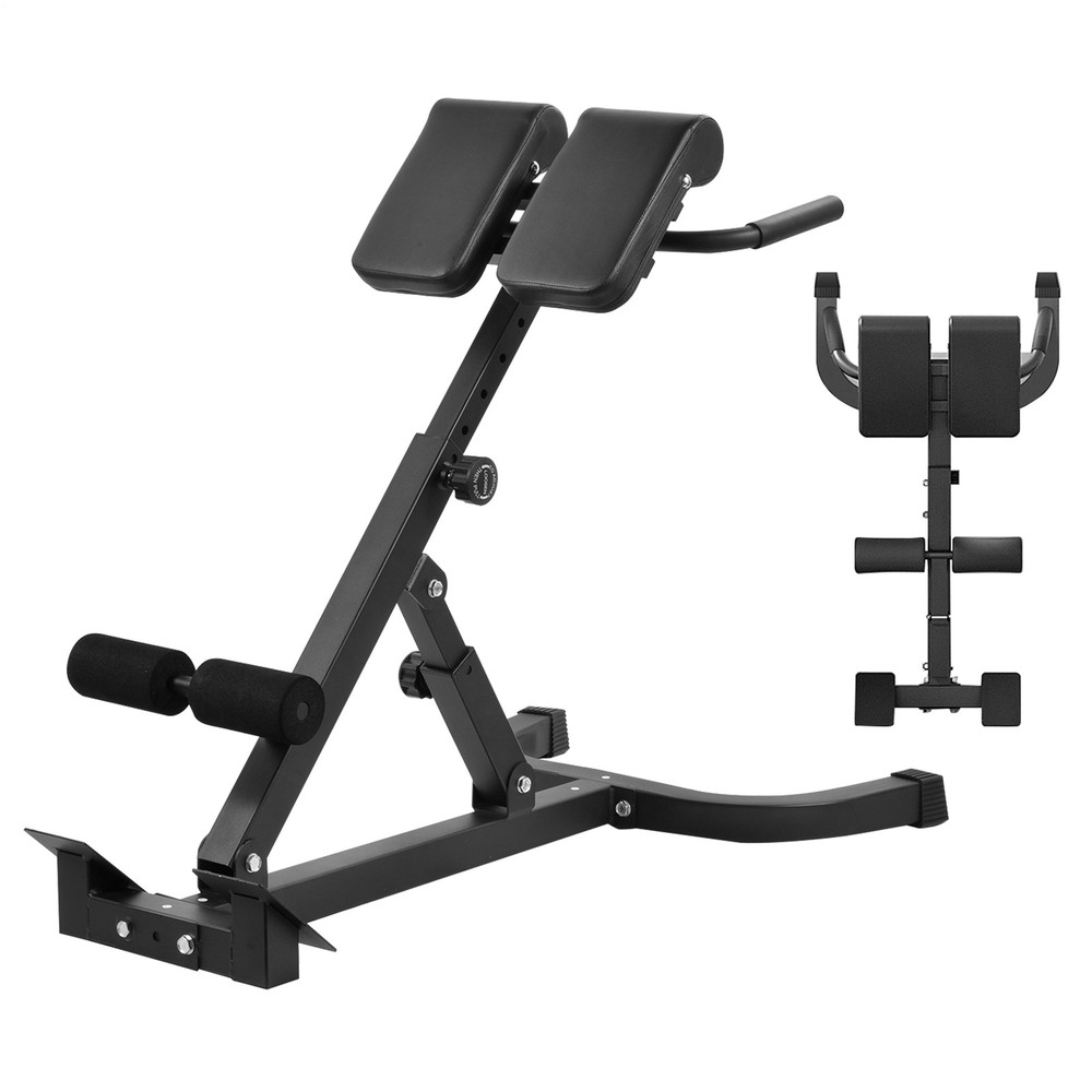 ‌Folding Roman Chair ‌Adjust Angle Core Back Workout Machine‌ Exercise Equipment