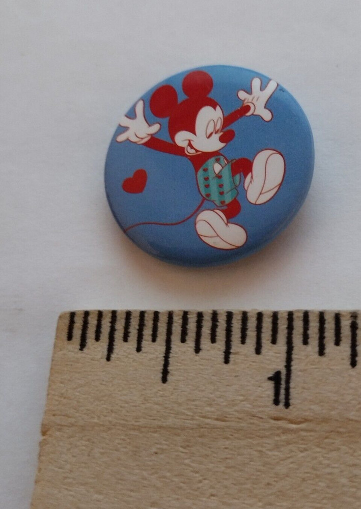Mickey Mouse Disney Walgreen Small Badge Button Pin