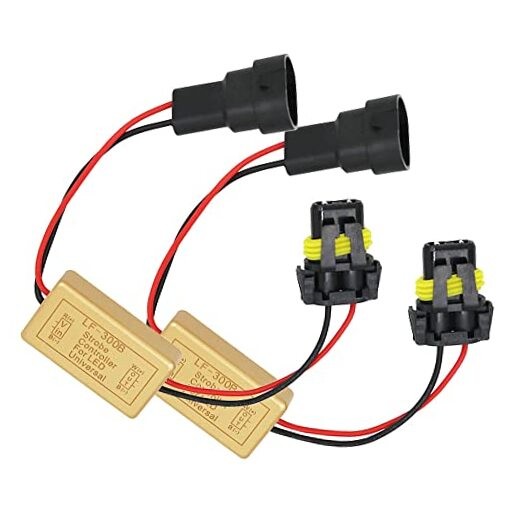 2 Pcs LF-300B Flash Strobe Controller Box Continuous Flashing Module 9005 9006