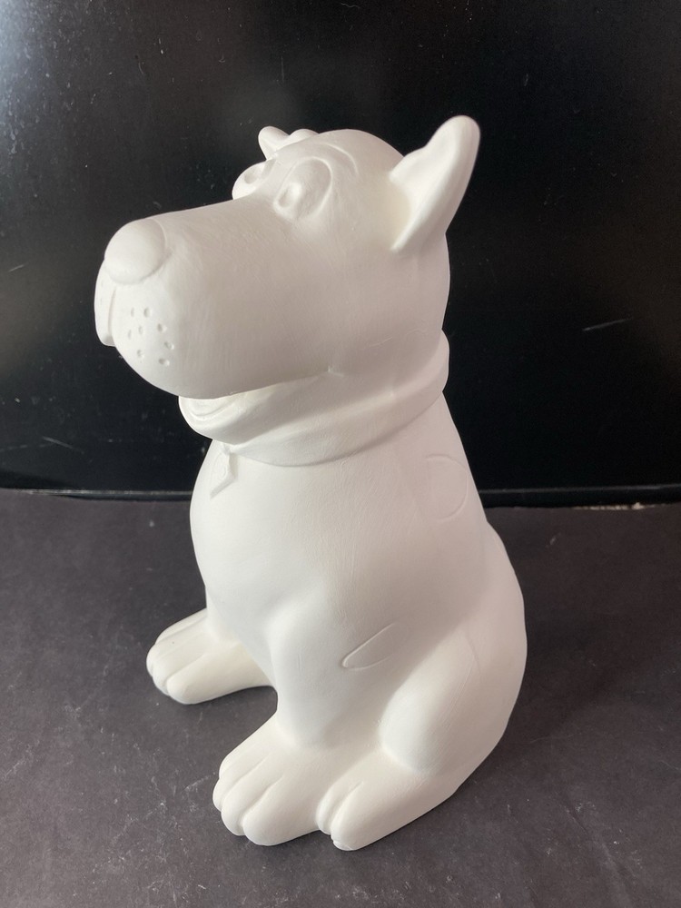 Scooby 8” Tall Ceramic Bisque Ready to Paint