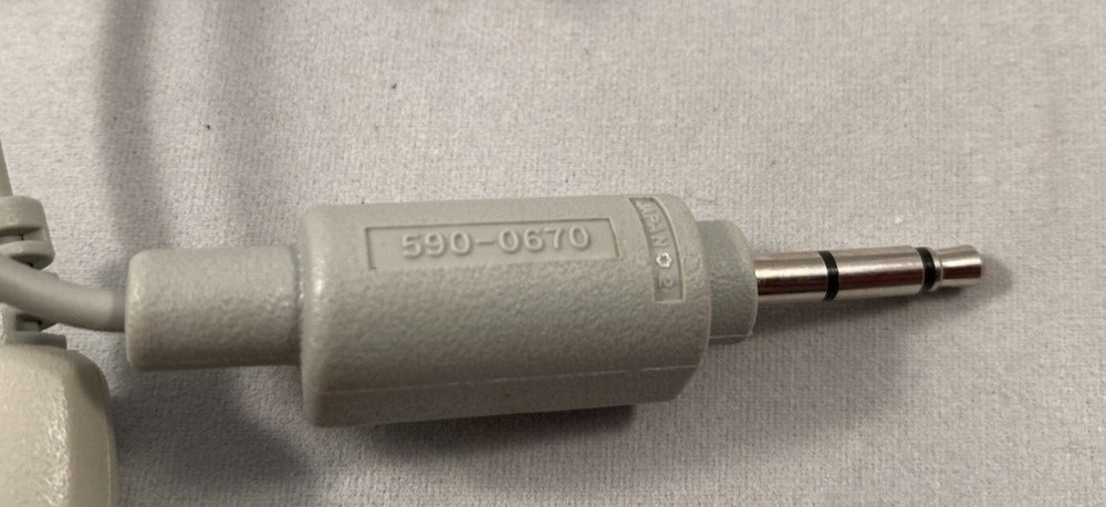 Vintage Apple Mac Wired Computer Microphone Plain Talk 590-0670