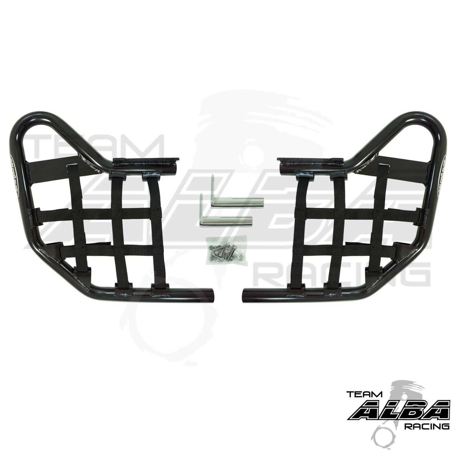 Kawasaki KFX 450R  Nerf Bars   Alba Racing    Black Black 188 T1 BB