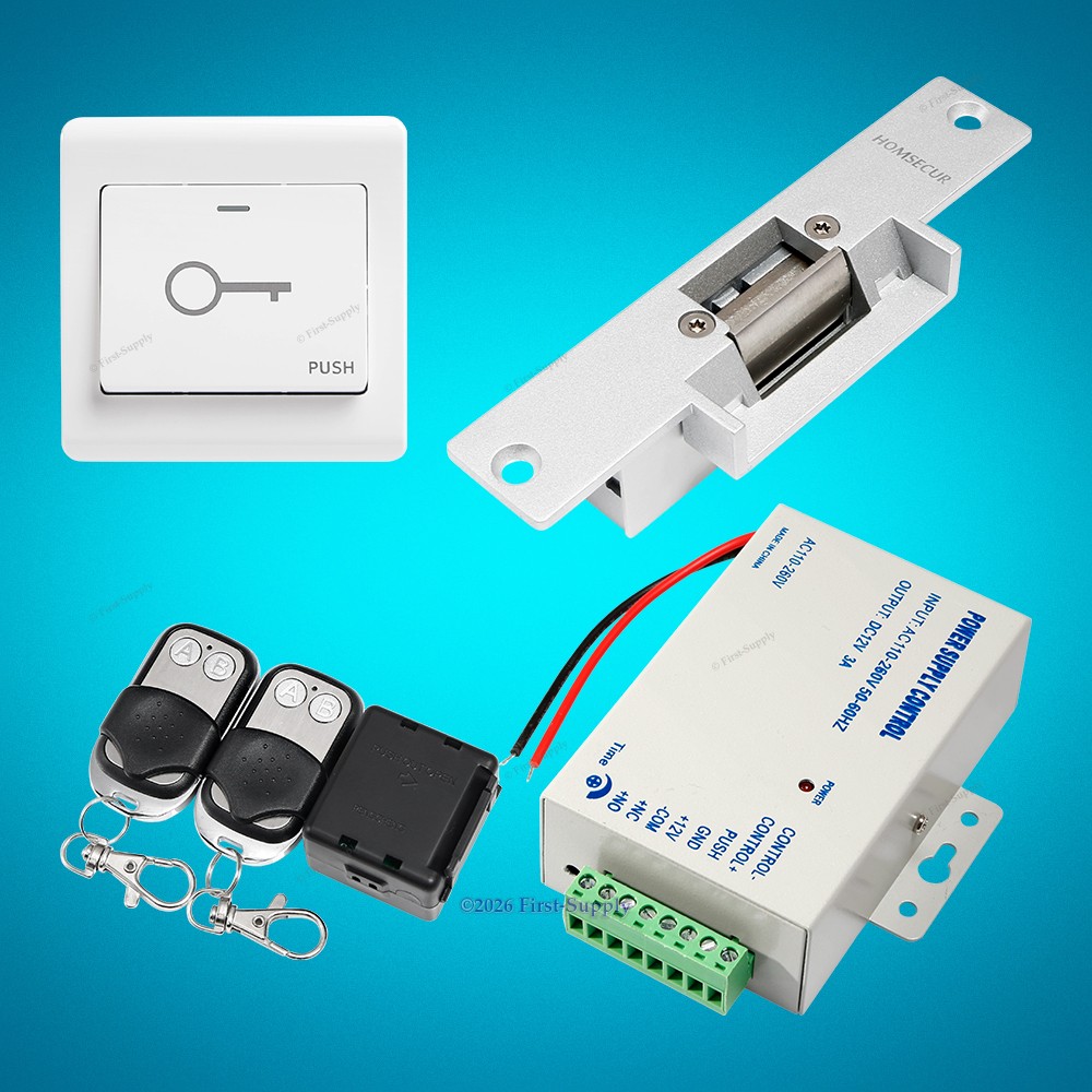 Strike Lock Power Supply Module Remote Control Exit for Video Doorphone System