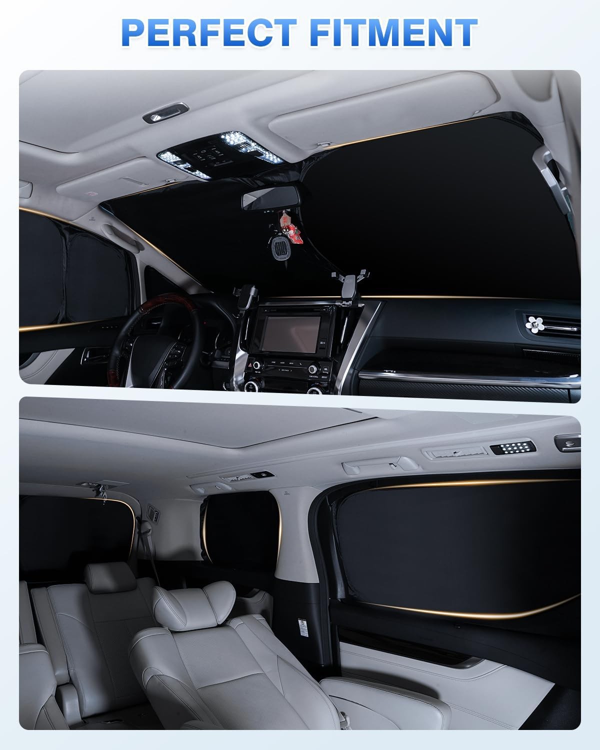 Sunshades for 2025 2026 Subaru Forester Accessories Windshield Sun Shade Side Re