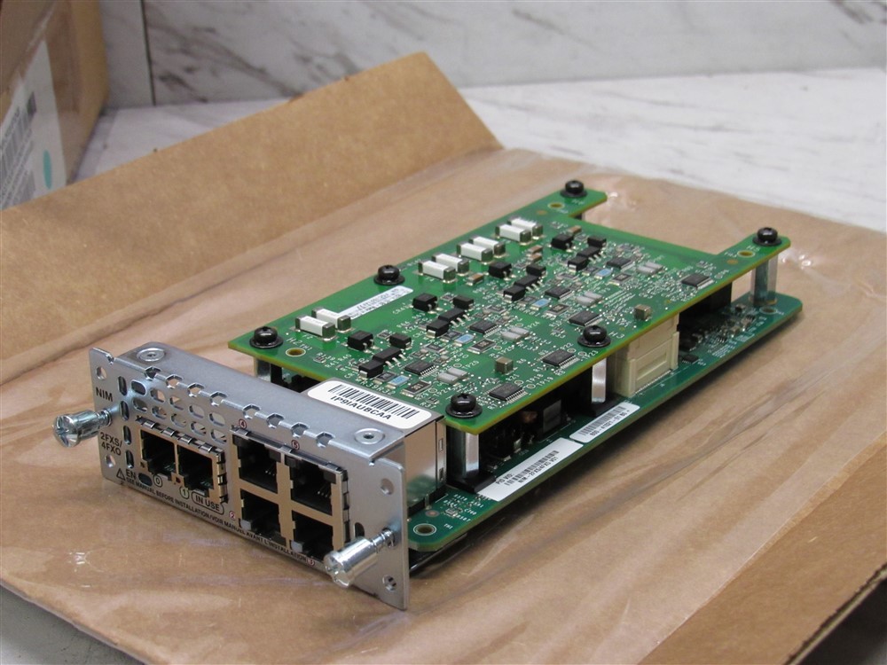 CISCO NIM-2FXS/4FXO NETWORK ETHERNET INTERFACE MODULE