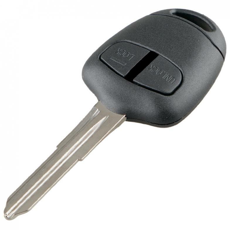 Car Key Case 2 Button Remote Key Shell with MIT11 Blade No Chip for Mitsubishi