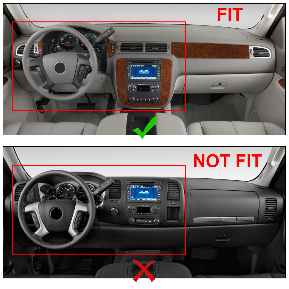 Dash Cover Dashboard Cap For 2007-14 CHEVROLET SILVERADO 1500 Tahoe Avalanche