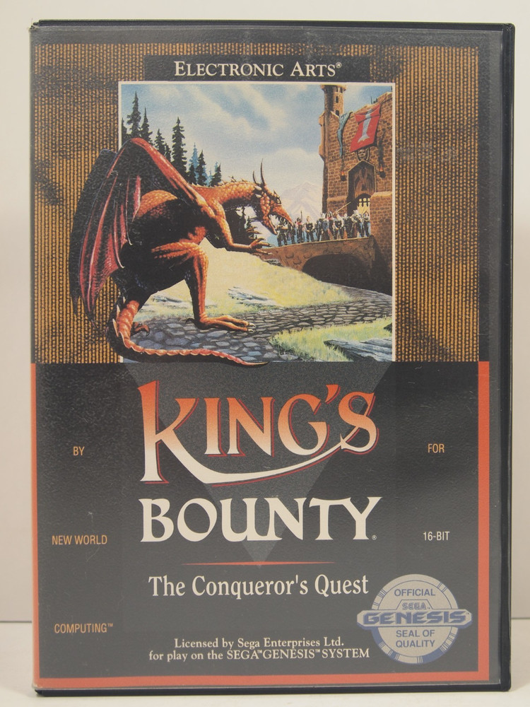 King's Bounty: The Conqueror's Quest Case (SEGA Genesis) Authentic BOX ONLY