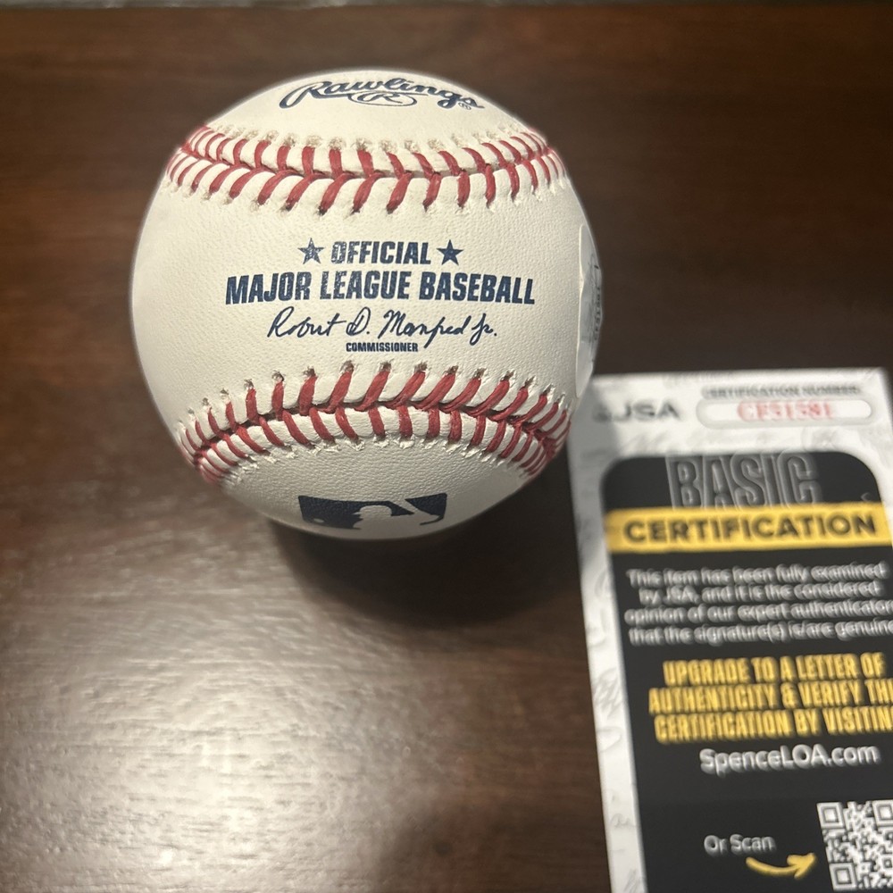 dalton varsho Signed Baseball. JSA