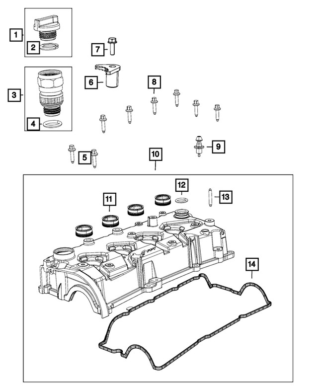 Genuine Mopar Hex Flange Head Bolt Mounting 6509647AA