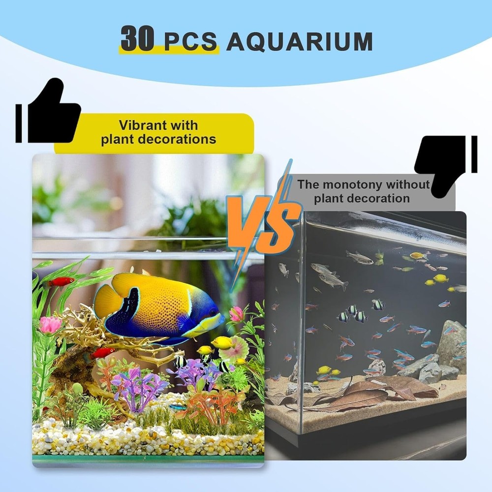 Artificial Aquarium Fish Tant Decor Plants