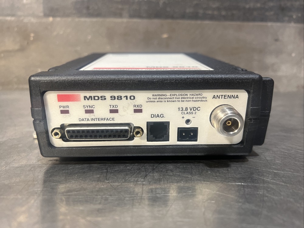 Microwave Data Systems MDS 9810 HL Spread Spectrum Transceiver. Used Surplus