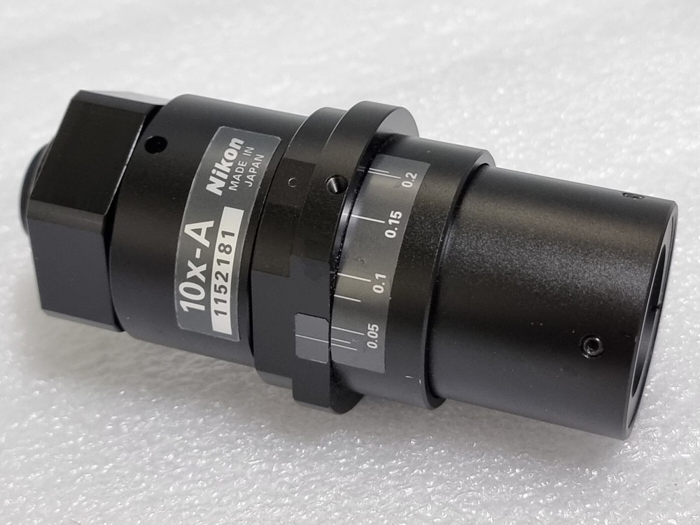Nikon 10X-A Measuring Tool Microscope TM MM Objective Lens