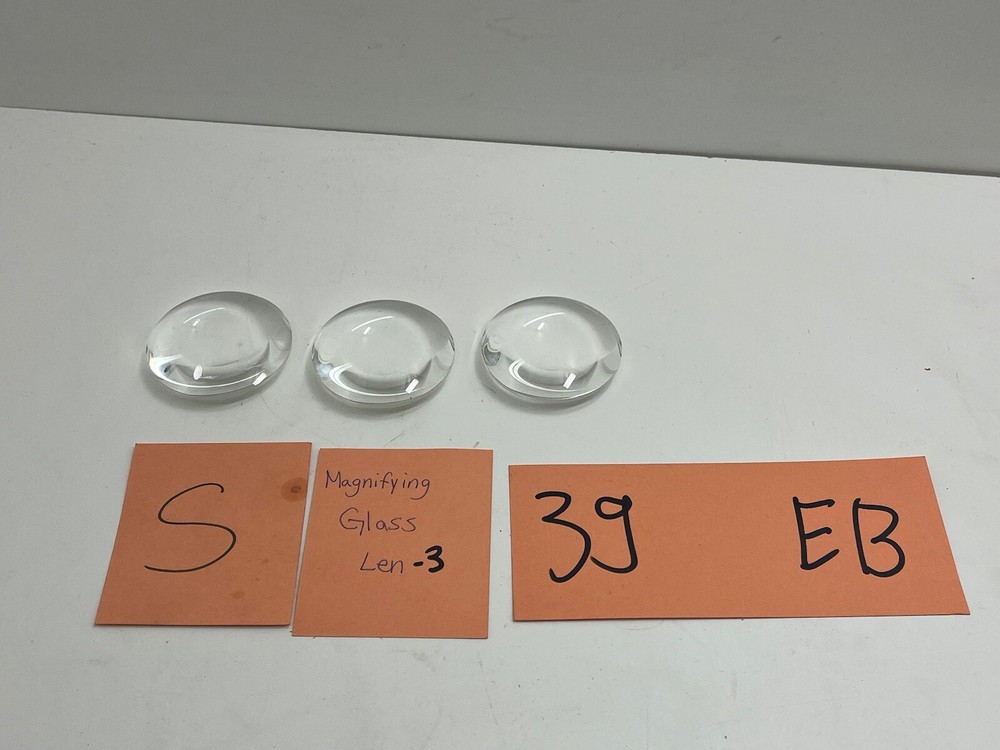 Three Magnifying Lenses