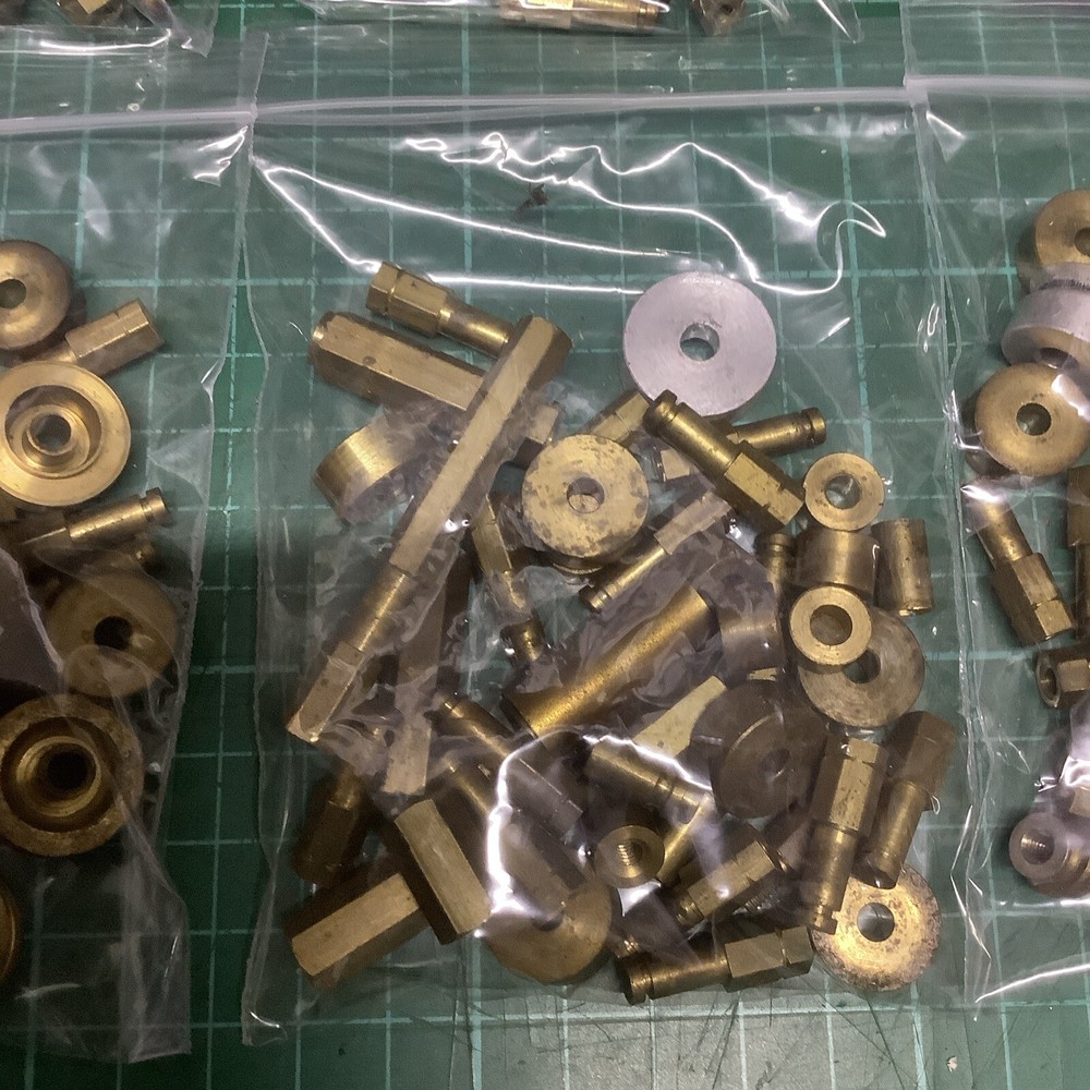 Various Brass / Aluminium Pulley / Brass Posts - Model Maker - 1 x 200g Pack