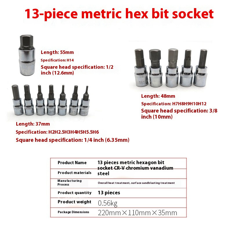 Hex Socket Wrench External Hex Quick Ratchet Screwdriver Screwdriver