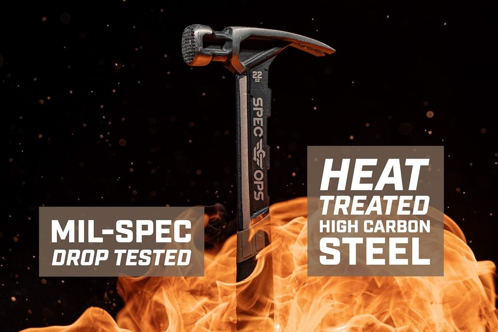 Versatile Rip Claw Hammer, Ballistically Balanced Design