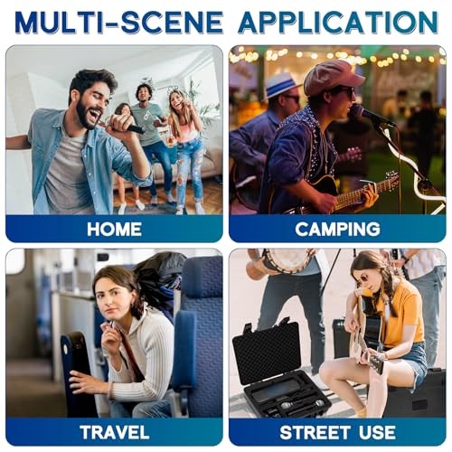 Wireless Mic Case - Hard Shell Case Compatible with Shure