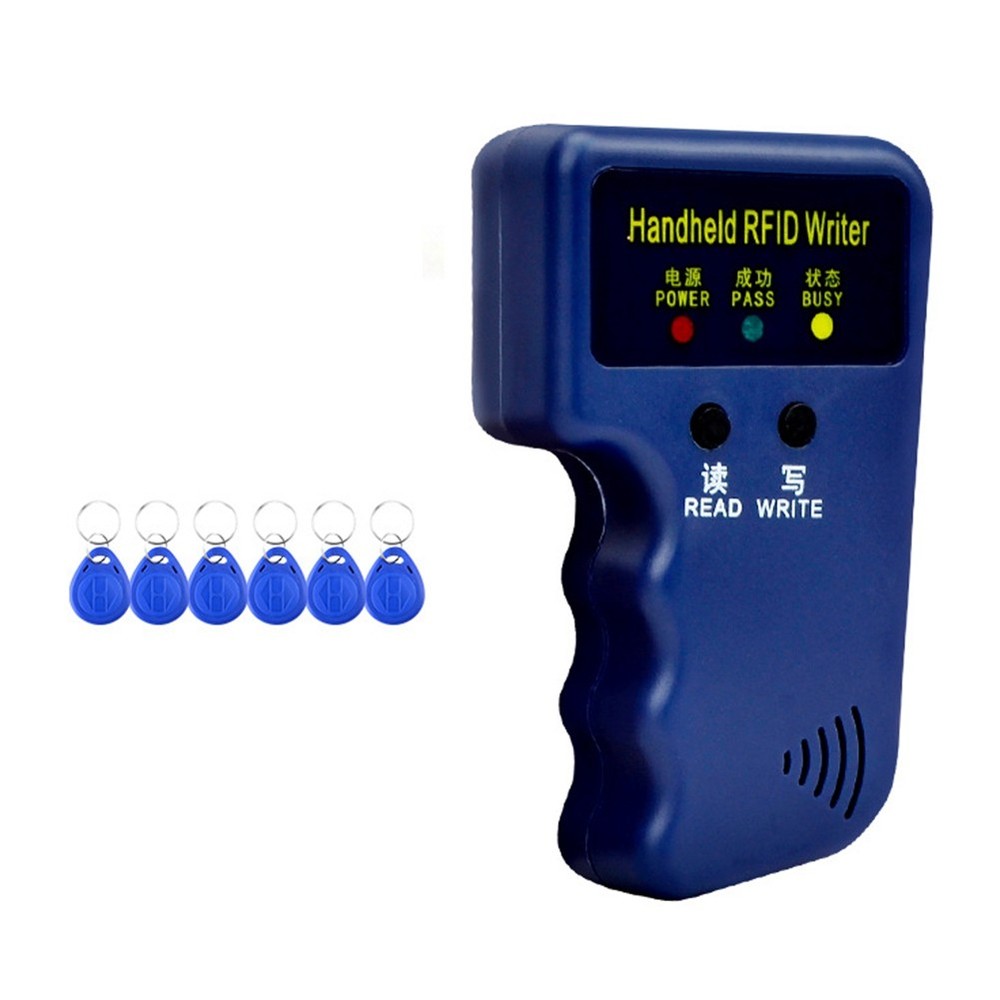 125Khz RFID Card Reader+6 Keyfobs Kit Copier Writer Duplicator Programmer5999