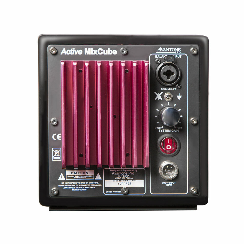 Avantone Pro Active MixCube Powered Mini Reference Monitors (Black) - Single