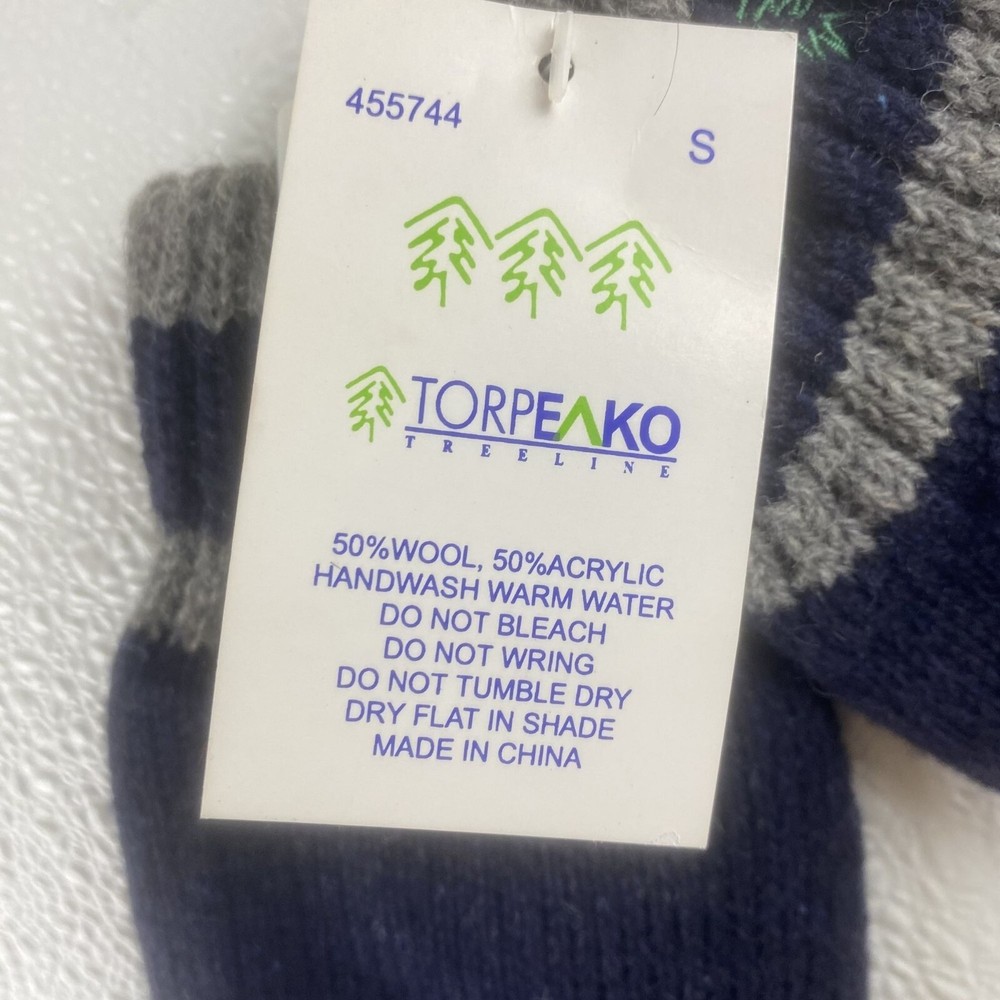 NWT Torpeako Winter Glove S TreeLine Thinsulate Lining Cabin Gorpcore Wool Blend